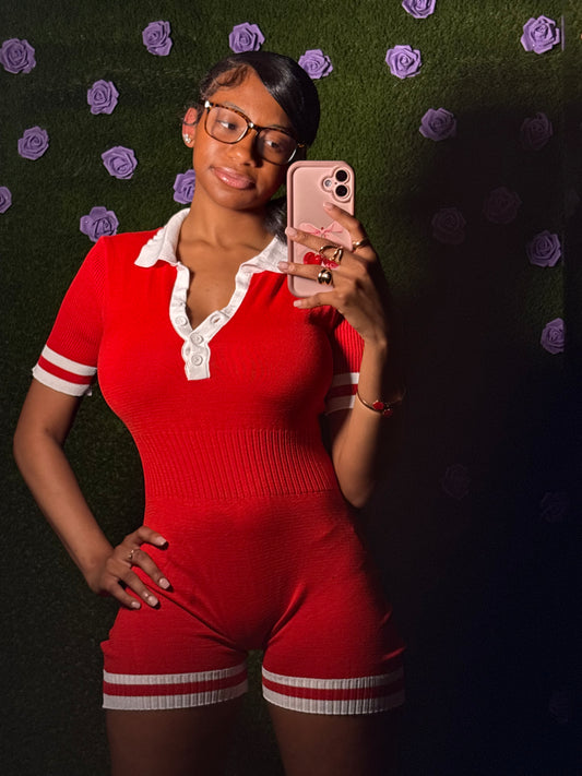 Knitted romper