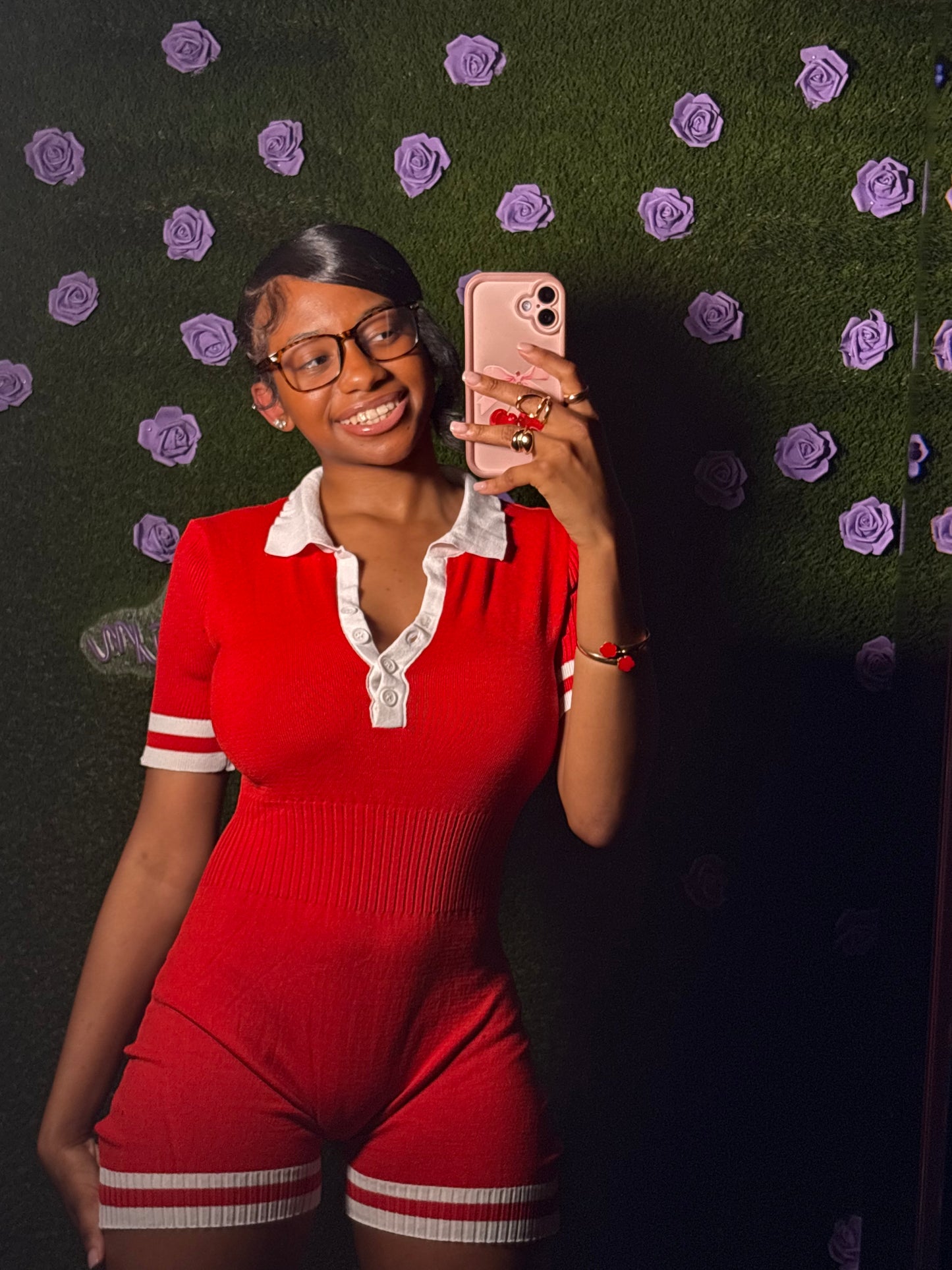 Knitted romper
