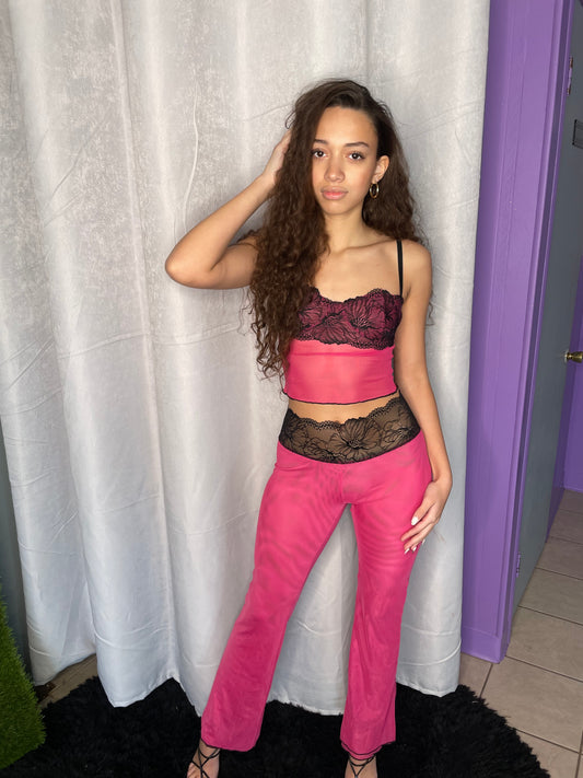Bubble Gum Lace Set