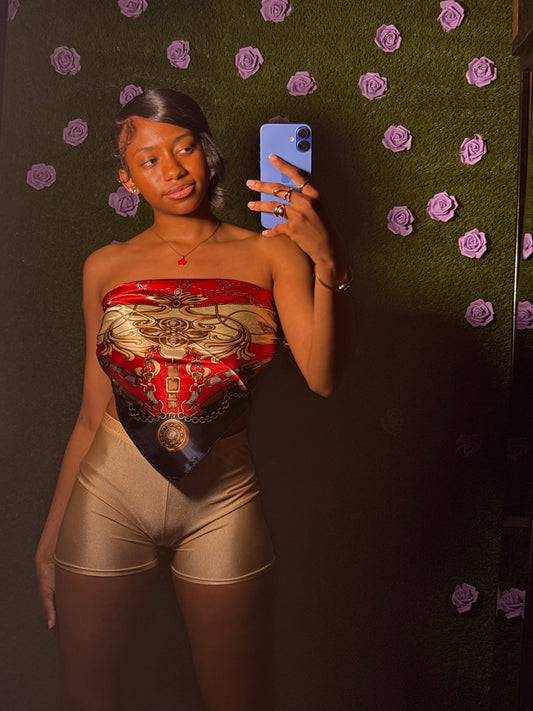 Scarf Top 2 Piece