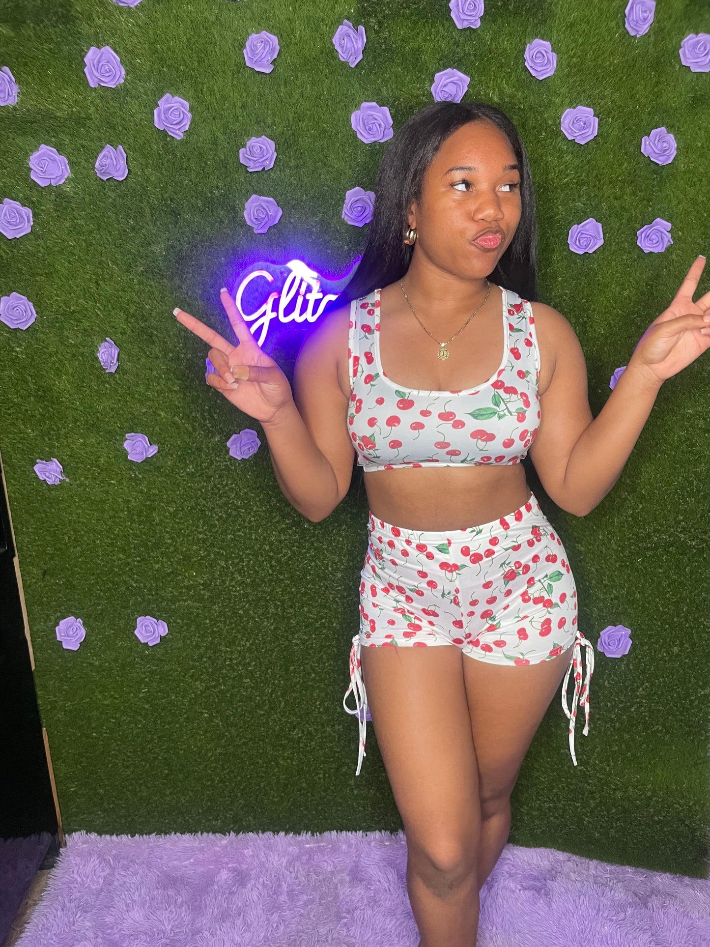 Cherry two piece