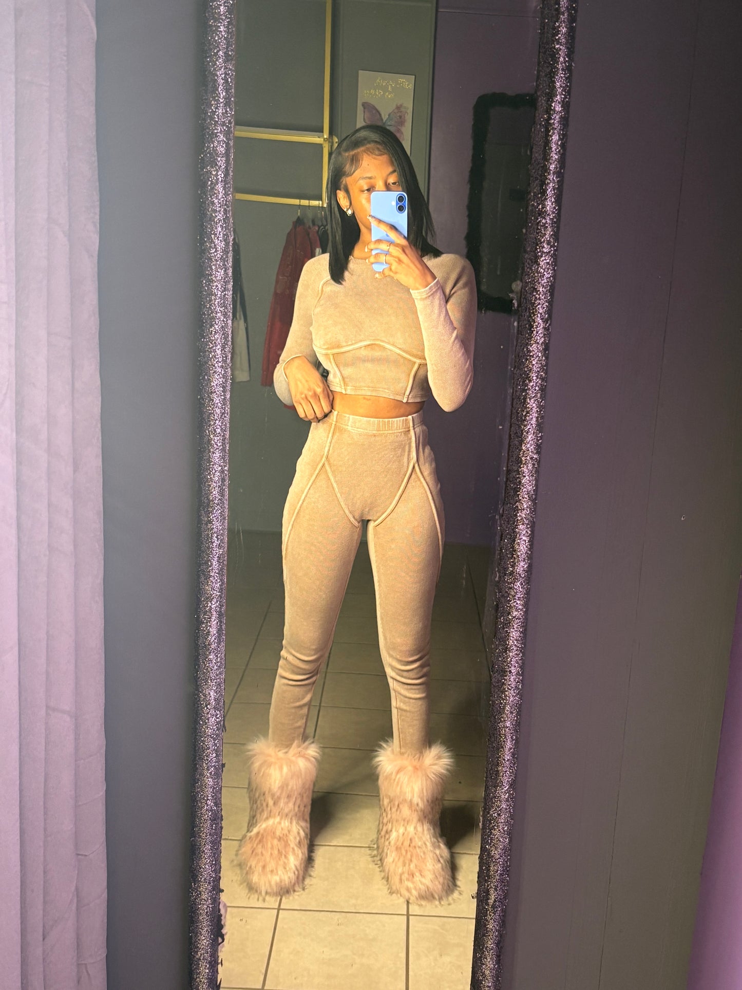 Khaki Two Piece