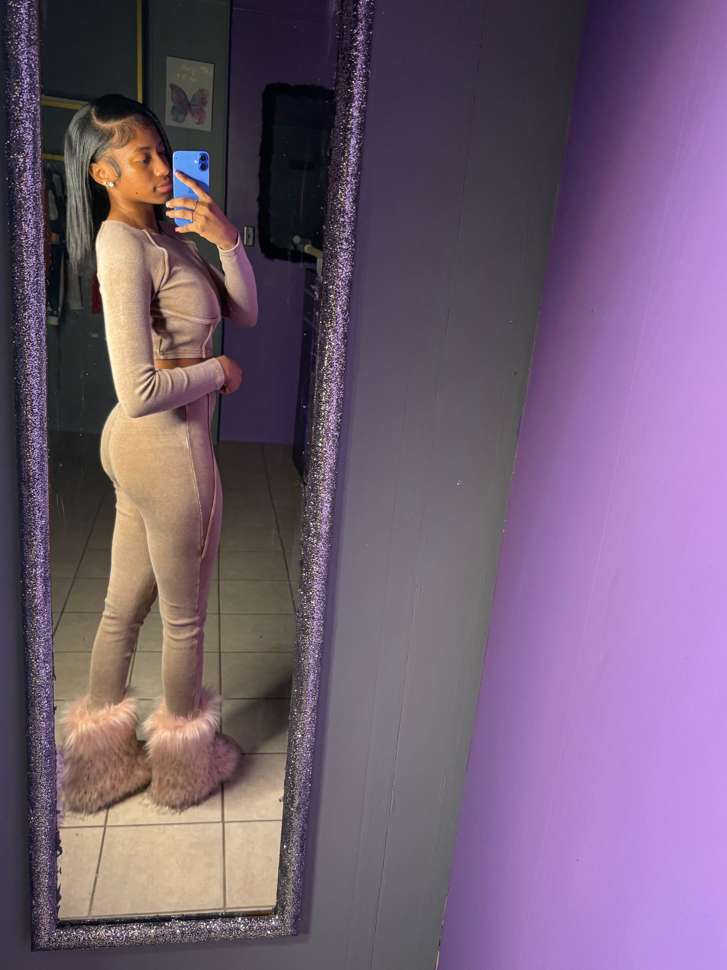 Khaki Two Piece