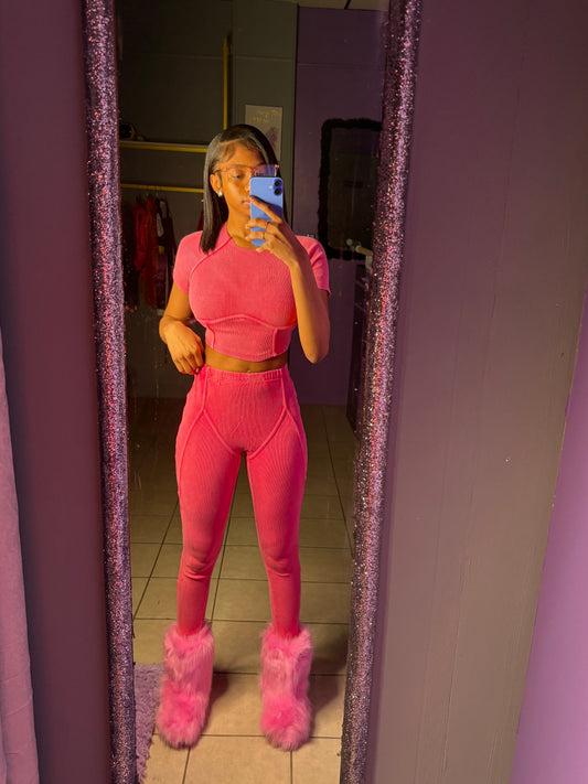Pink Two Piece