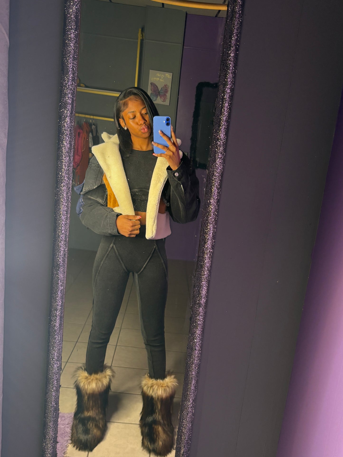 Fur Jean Jacket